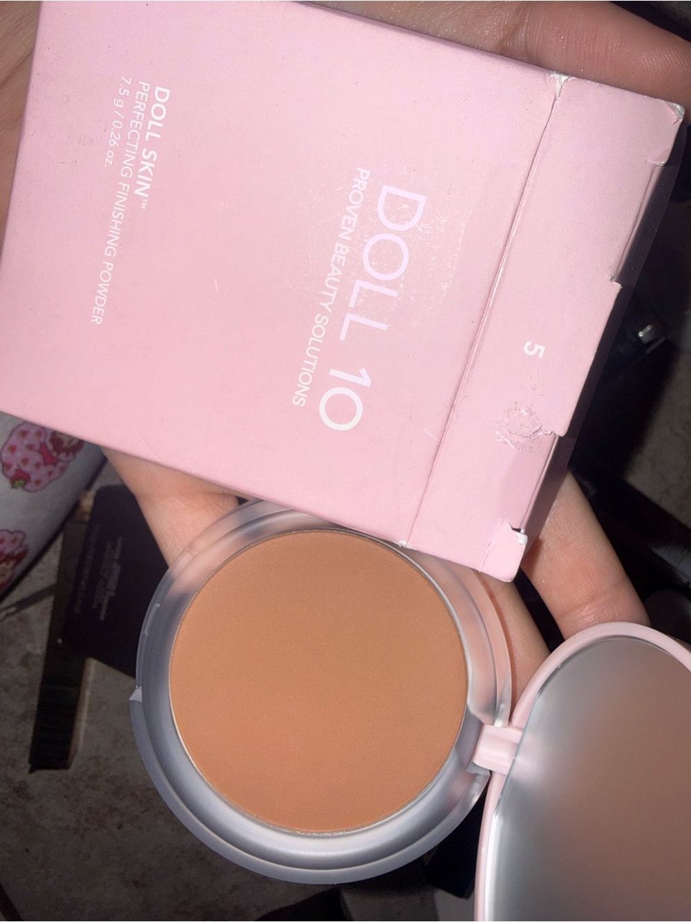 Dollcake Doll Skin Perfecting Finishing Powder - Pink & Tan
